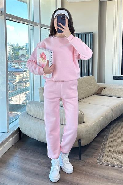 COZY ÜÇ İPLİK TAKIM-Pembe 