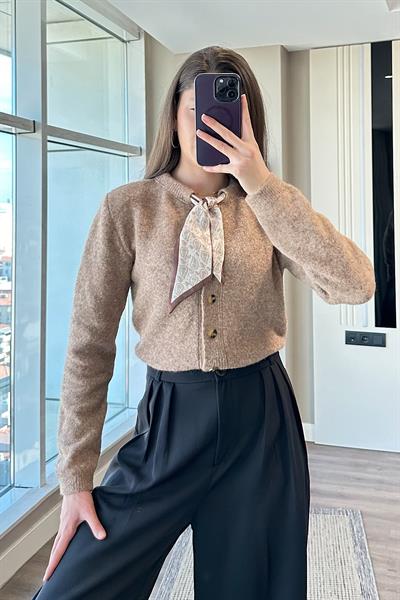FLARLI YUMUŞAK DOKU HIRKA-Camel