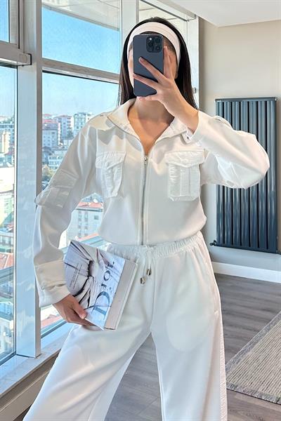 KAPŞONLU SCUBA TAKIM-Beyaz