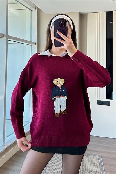 TEDY KAZAK-bordo 