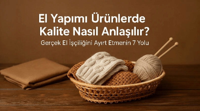 El emeğinin kalitesini temsil eden görsel