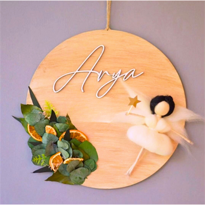 Kız Bebek Kapı Süsü