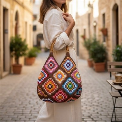 Örgü çanta