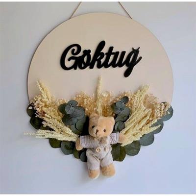 Özel Tasarım Erkek Bebek Kapı Süsü