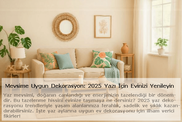 Blog - 2025 Yazı İçin Ev Dekorasyonu El Yapımı Ürünler Görseli