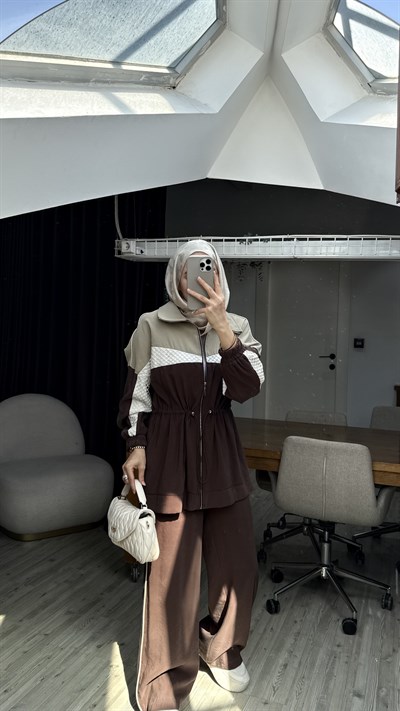 File Detaylı Spor Takım | Kahverengi
