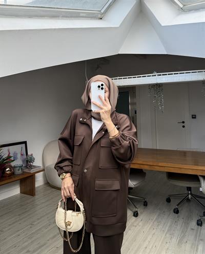 Mia Tasarım Scuba Takım Kahve