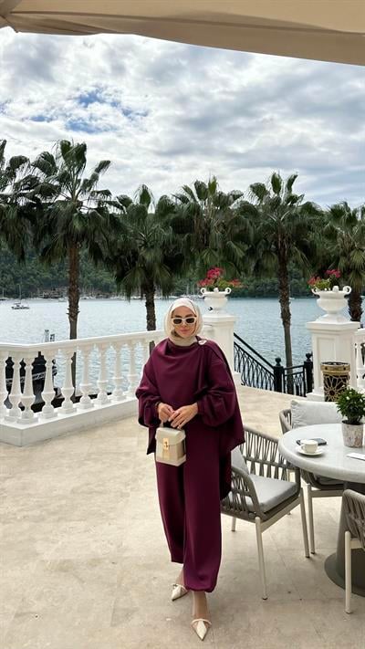 Özel Tasarım Üçlü Oysh Takım Bordo
