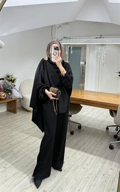 Özel Tasarım Üçlü Oysh Takım Siyah