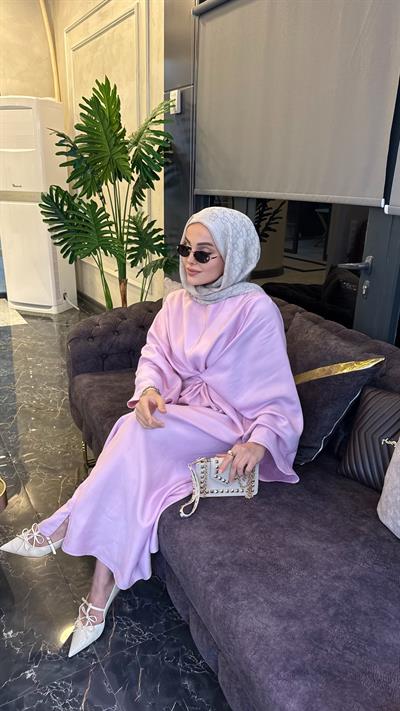 Pera Tensel Elbise /Pembe
