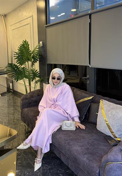 Pera Tensel Elbise /Pembe