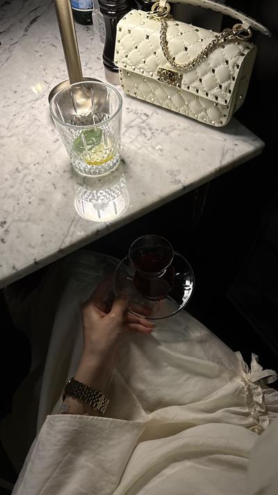 Sofia Tasarım Tensel Elbise | Krem