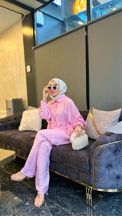 Tasarım İsabel Takım/Pembe 