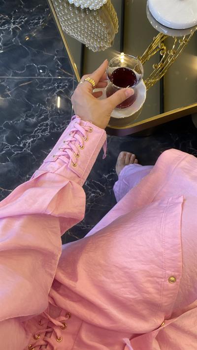 Tasarım İsabel Takım/Pembe 