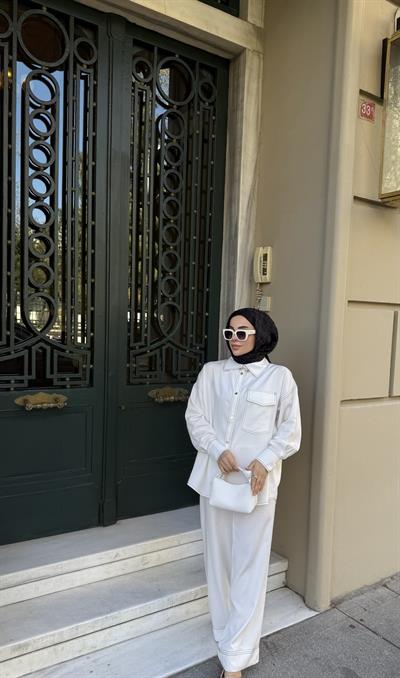 Tasarım Linda Takım-Beyaz