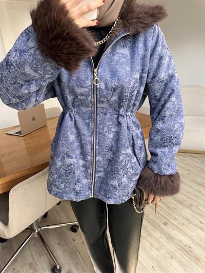 Twst Model Tasarım Kürklü Kaban