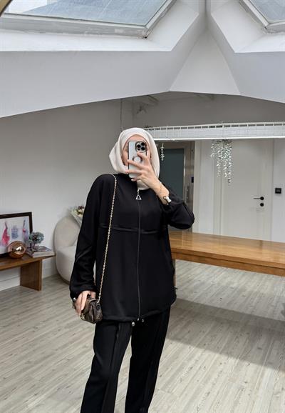 Vual Modal Spor Takım - Siyah