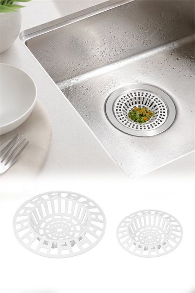 Plastik Lavabo Gider Süzgeci Mutfak Evye Gider Filtresi Saç Kıl Yemek Artığı Tutucu