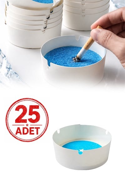 Su ile Aktifleşen Jel Küllük Kül ve Koku Emici Tek Kullanımlık Pratik Küllük