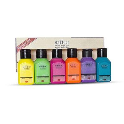 Artdeco Akrilik Boya Seti 6x75 ml Macaron Renkler