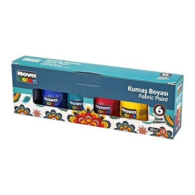 Nova Color Kumaş Boyası Seti 12x30 ml