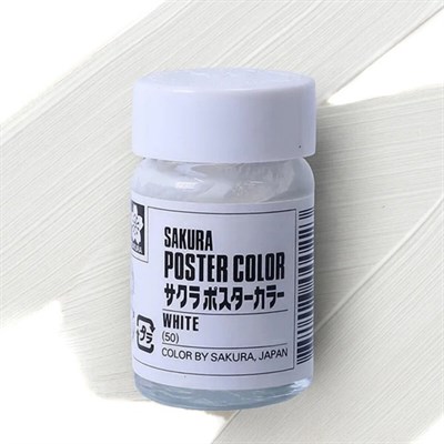 Sakura Poster Color Guaj Boya 30ml 050 White