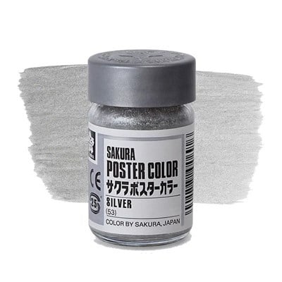 Sakura Poster Color Guaj Boya 30ml 053 Silver