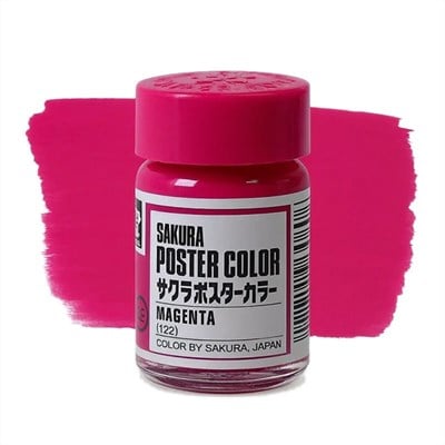 Sakura Poster Color Guaj Boya 30ml 122 Magenta
