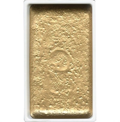 Zig Suluboya Pigment Gansai Tambi Tablet Gold No:90