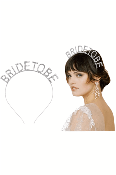 Bride To Be Taç Kaplama Kristal 16*17 cm