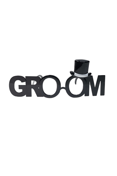 Parti Gözlük Siyah GROOM