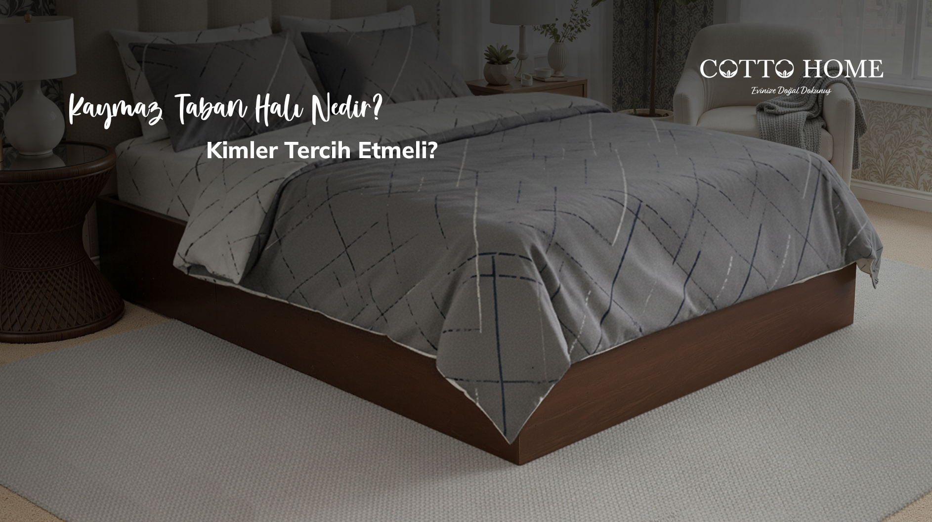 Mutfak ve koridor kullanımına uygun yıkanabilir kaymaz taban halı modeli.