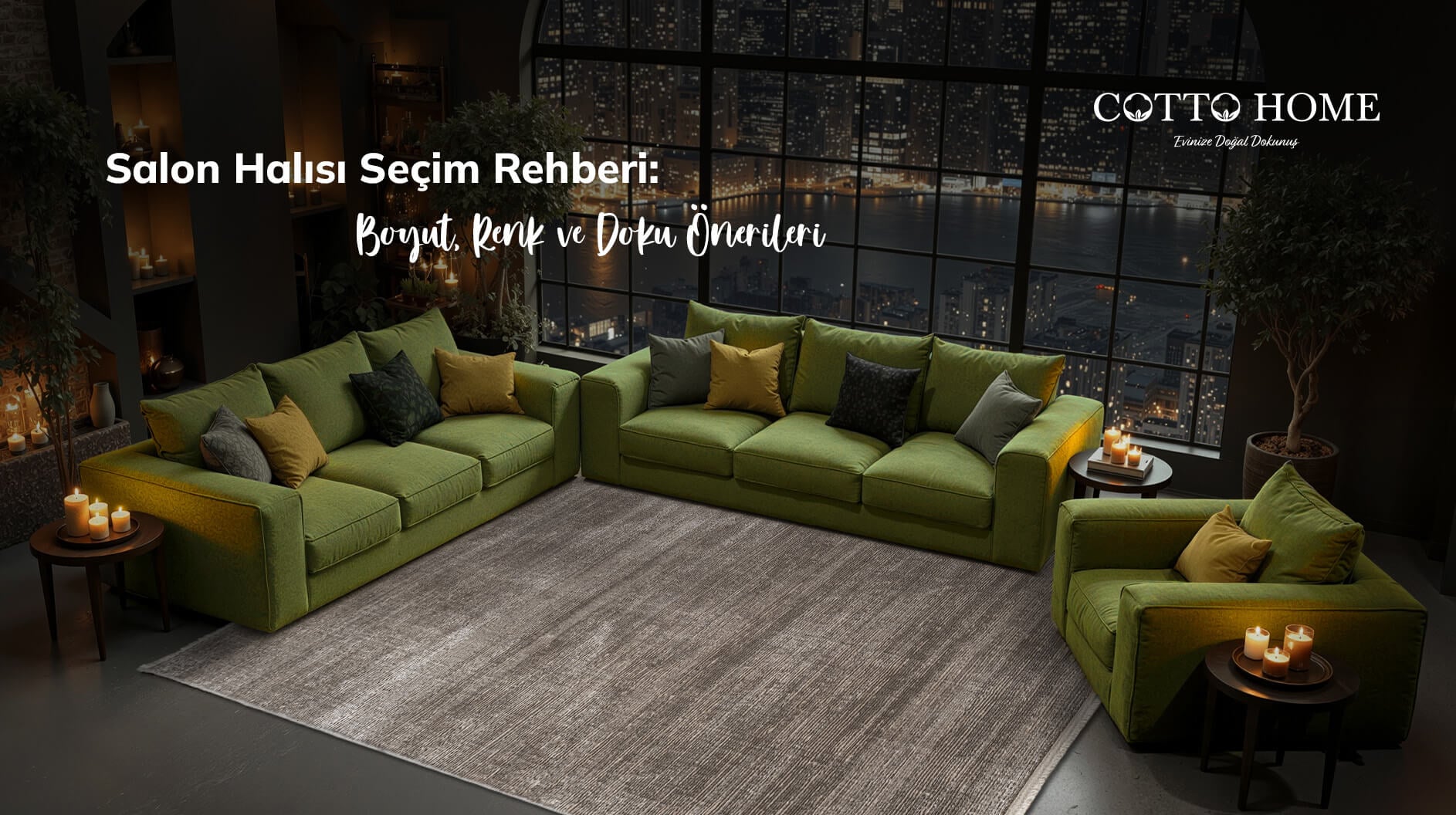 Salon Halısı Seçim Rehberi: Boyut, Renk ve Doku Önerileri