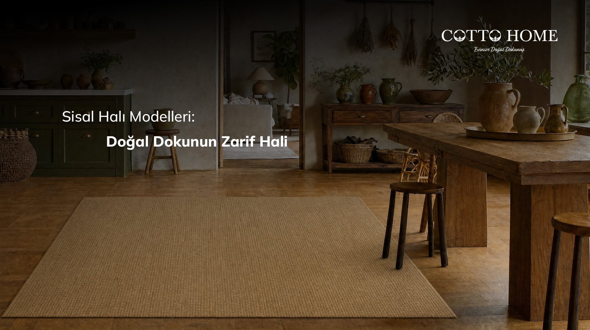 Farklı örgü desenlerine sahip sisal halı modellerinin yan yana sergilendiği yakın plan doku detayı.