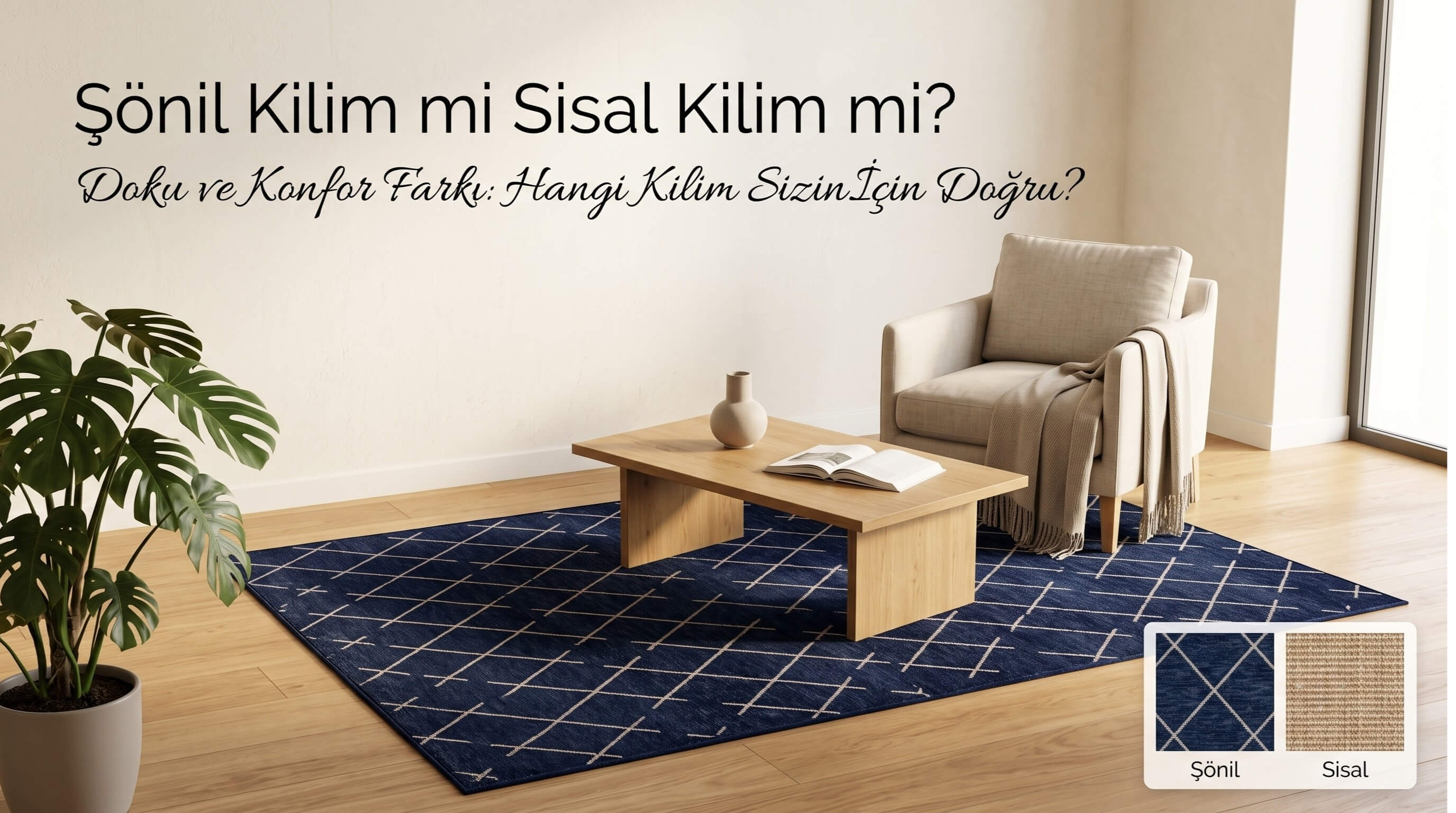Kadifemsi dokulu şönil kilimin yakın yüzey görünümü