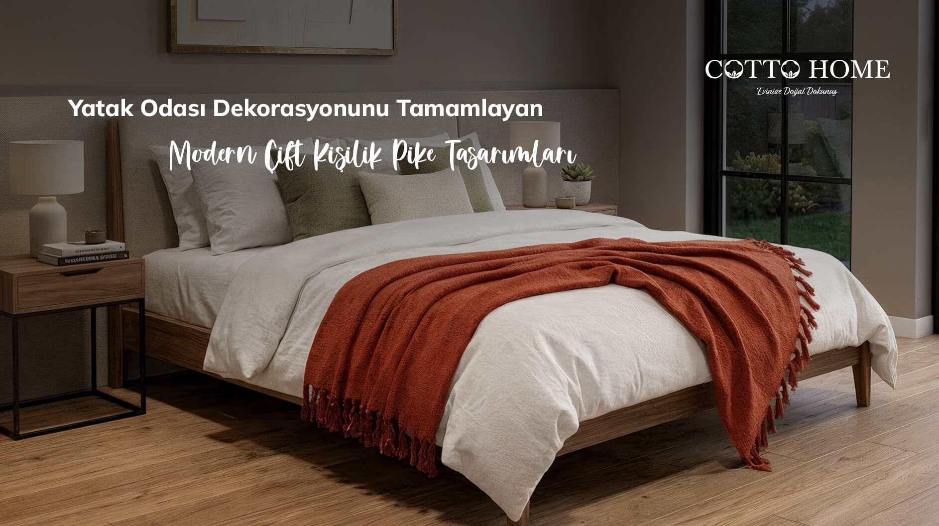 Nefes alabilen dokusuyla öne çıkan müslin pike takımı detayı