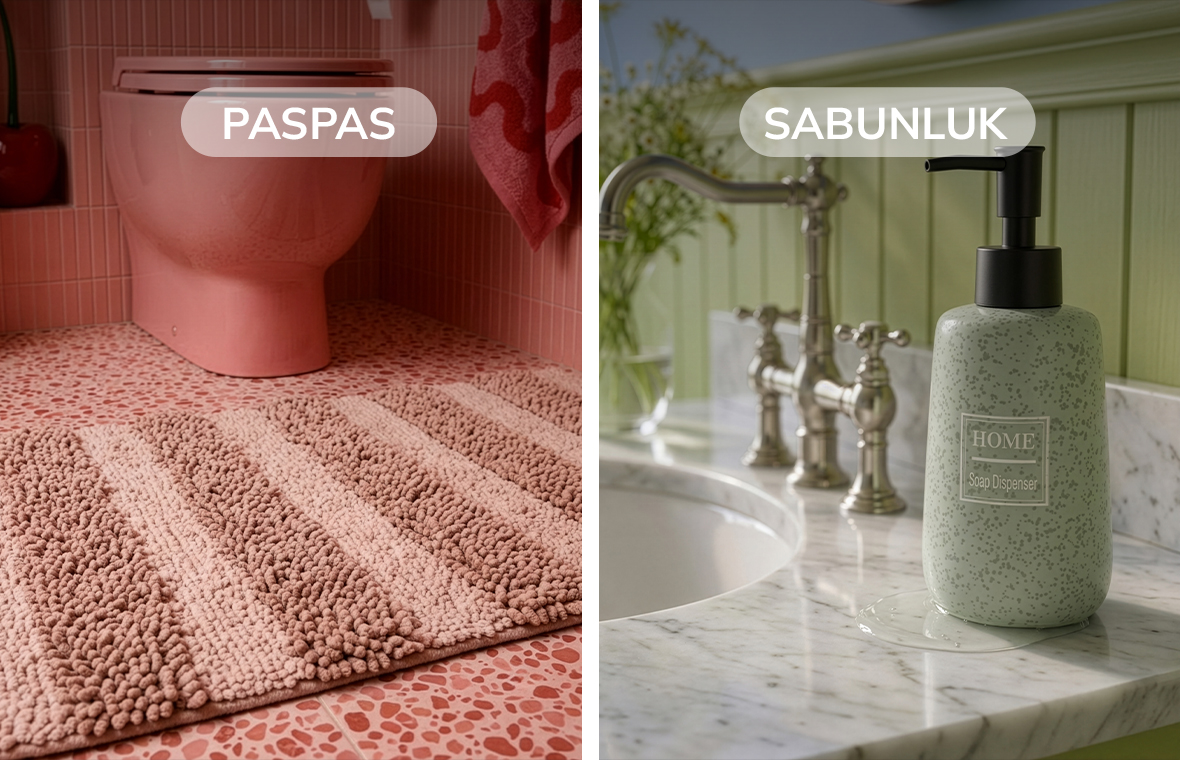 Banyo kategorileri — paspas ve sabunluk