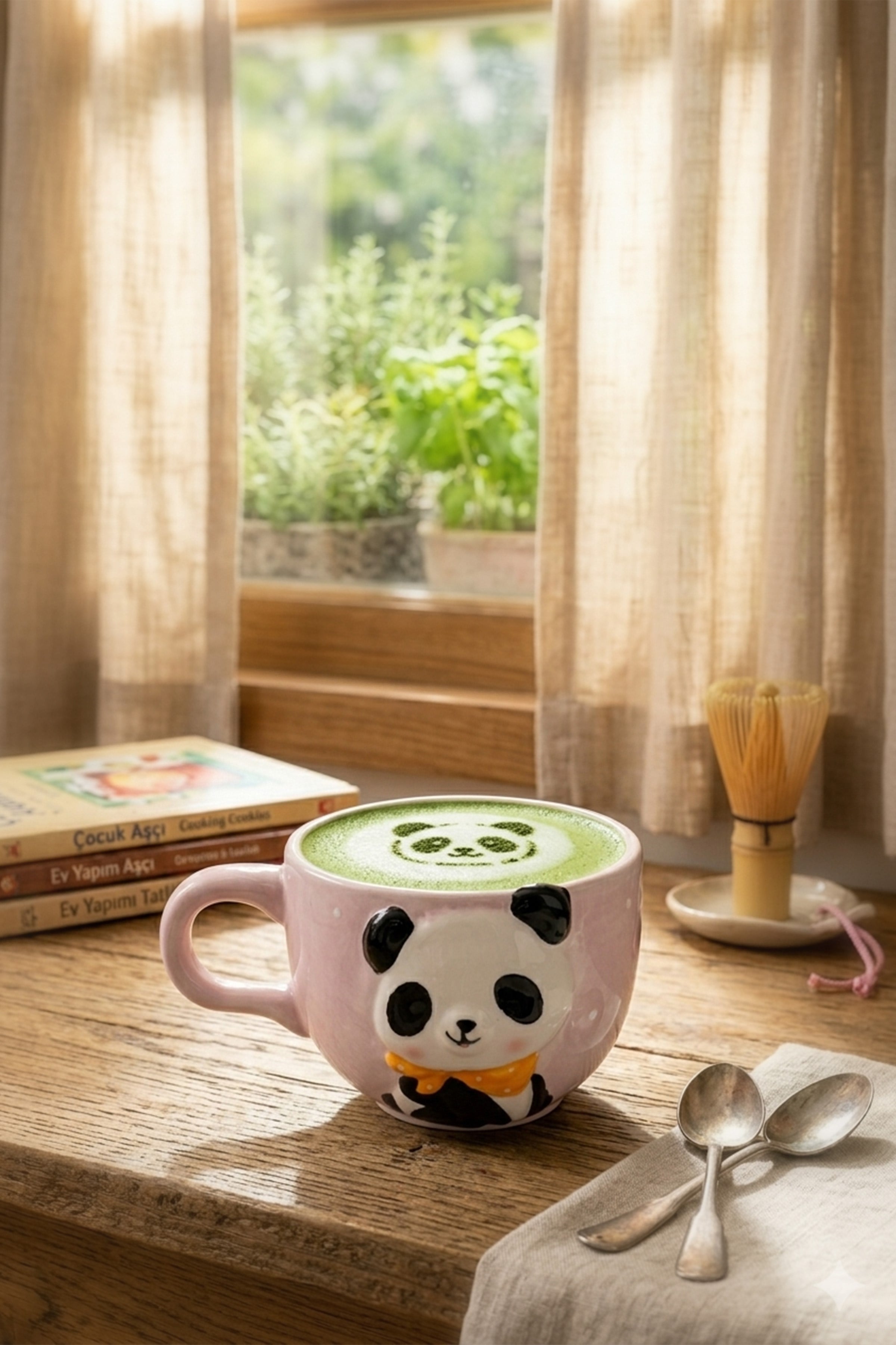 MiniZoo 3D Panda Figürlü Porselen Kupa