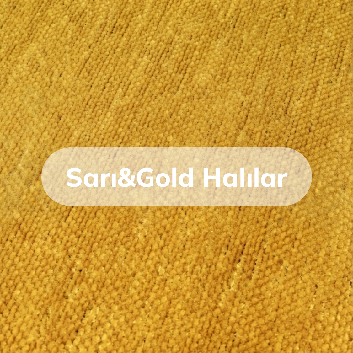 Sarı ve gold halılar