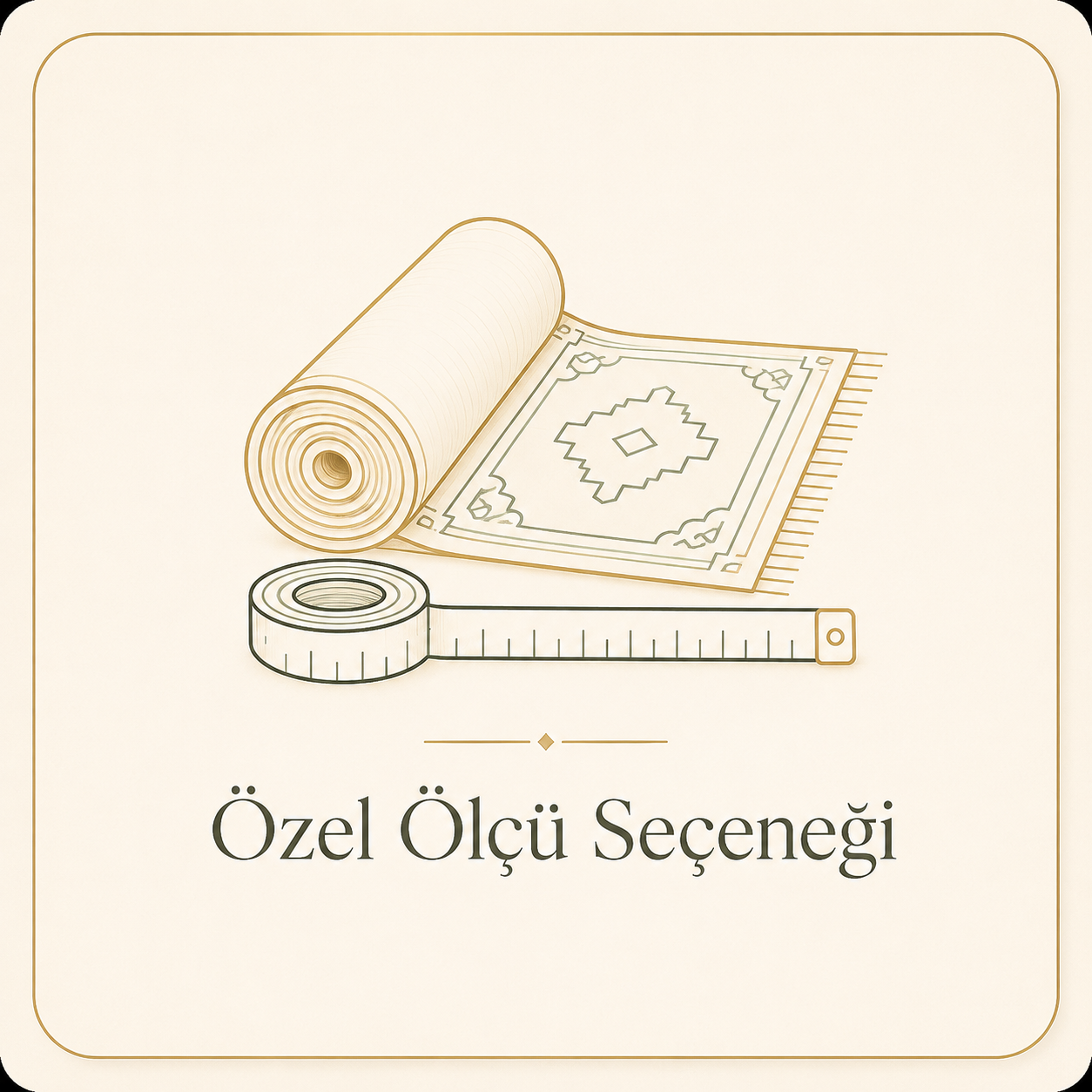 Özel ölçü seçeneğini gösteren ikon görseli