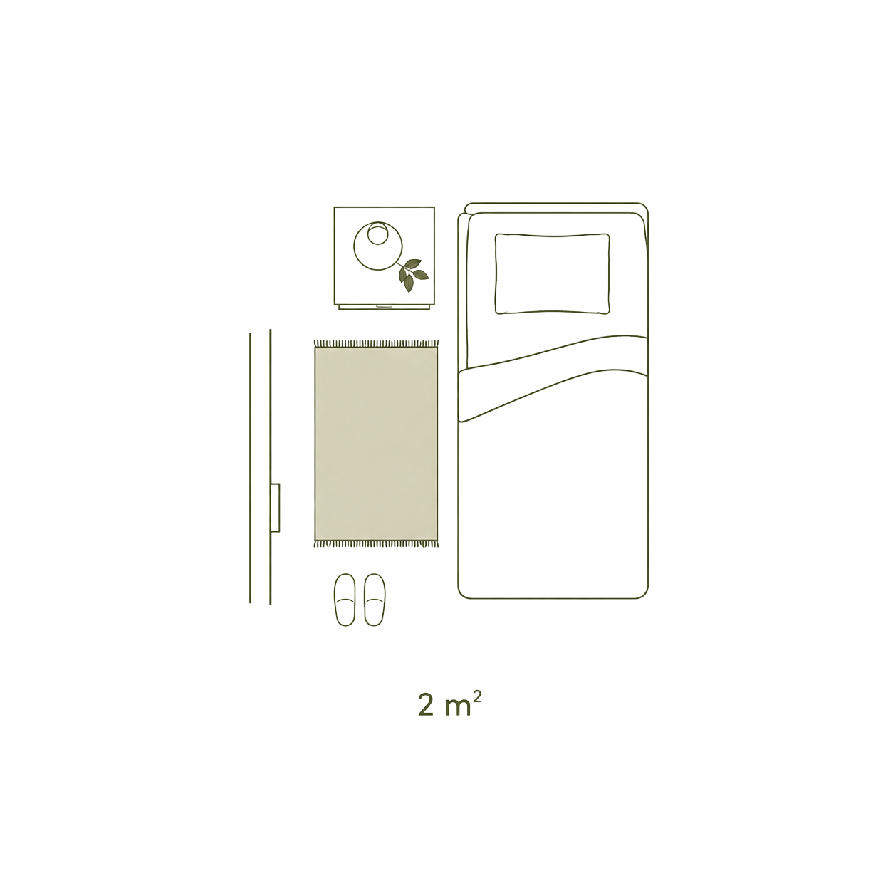 2 m² halılar
