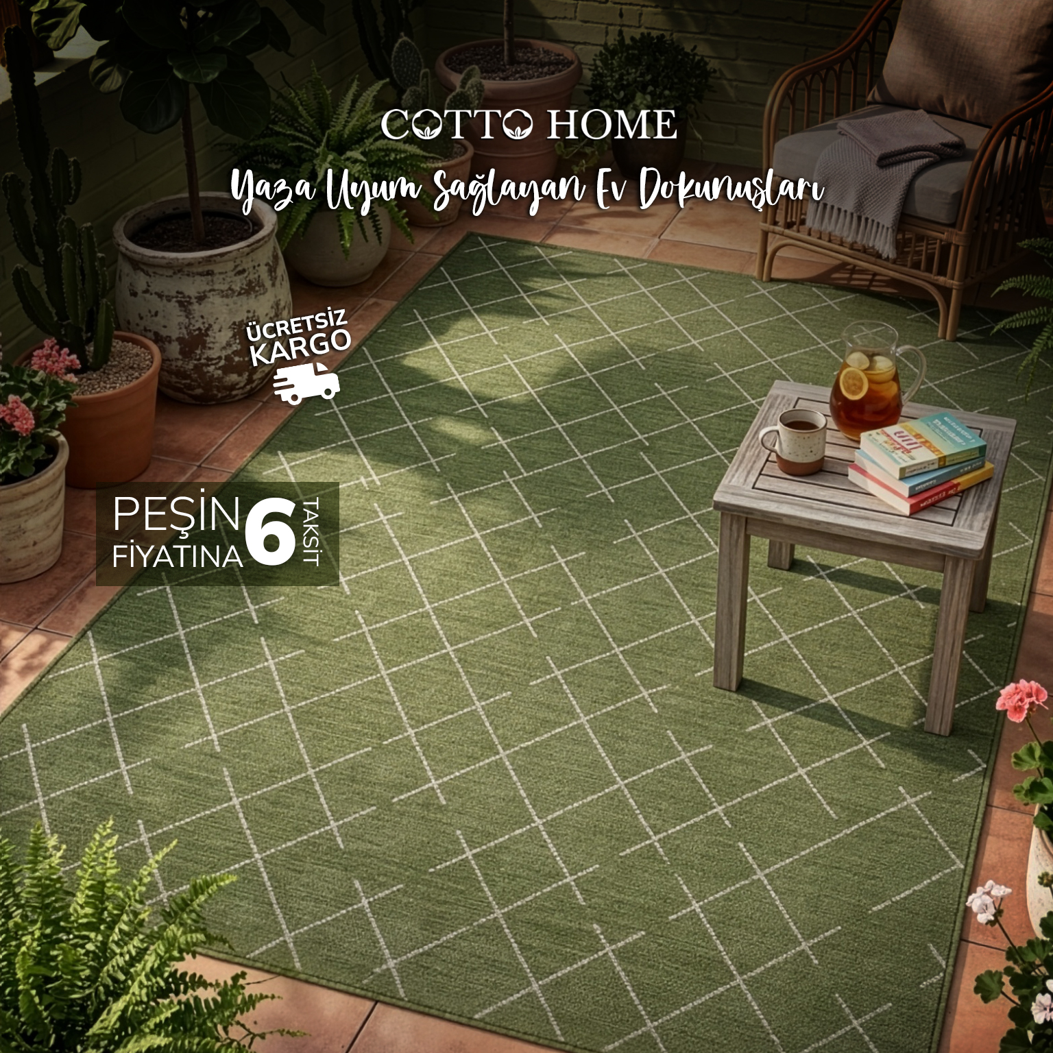 Cotto Home Şönil Kilim kampanya görseli