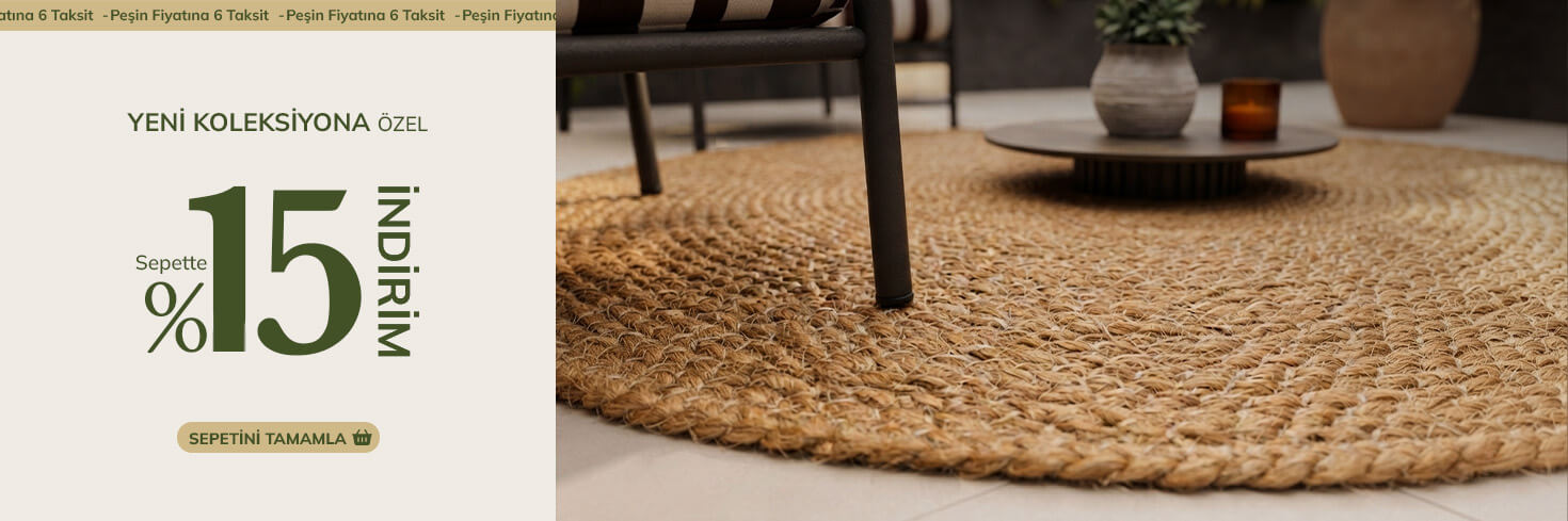 Cotto Home Yuvarlak ve Oval Kilim