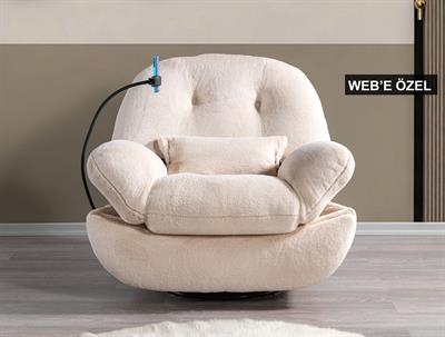 HECTOR MOTORLU SALLANIR DÖNERLİ KOLTUK (MASAJSIZ)