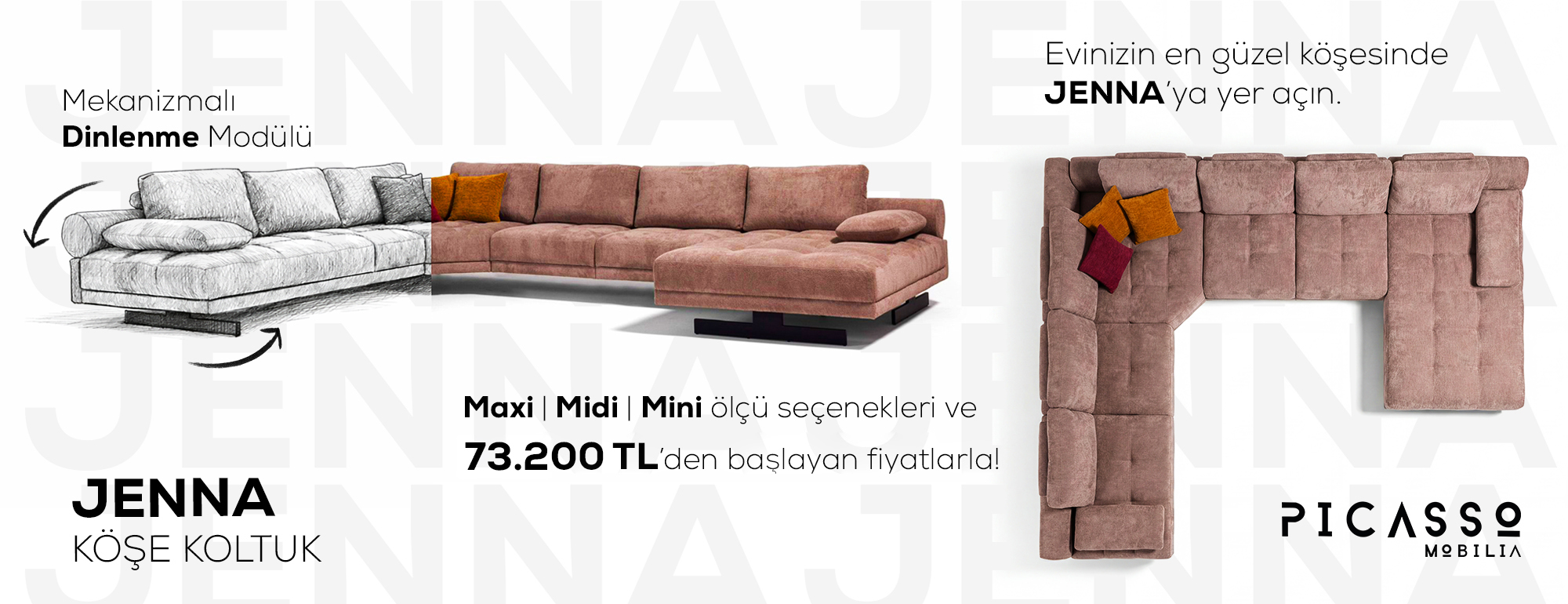 Jenna Köşe Koltuk