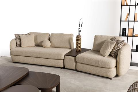 Eva 4 Lü Koltuk (160 Lık Modül+Ara Sehpa+90 Lık Modül)
