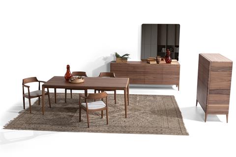 Mona  Yemek Odası Tk (Konsol+Ayna+Masa+6*Pera Sandalye)