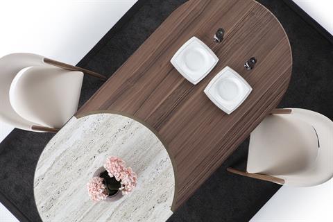 Nina Yemek Odası Tk (Konsol+Ayna+Masa+6* Sandalye)
