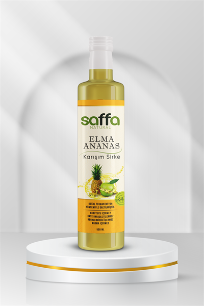 SAFFA NATURALSAFFA ELMA & ANANAS SİRKESİ 500 ML
