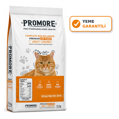 Promore Premium Adult Chicken Tavuklu Yetişkin Kedi Maması 15 Kg